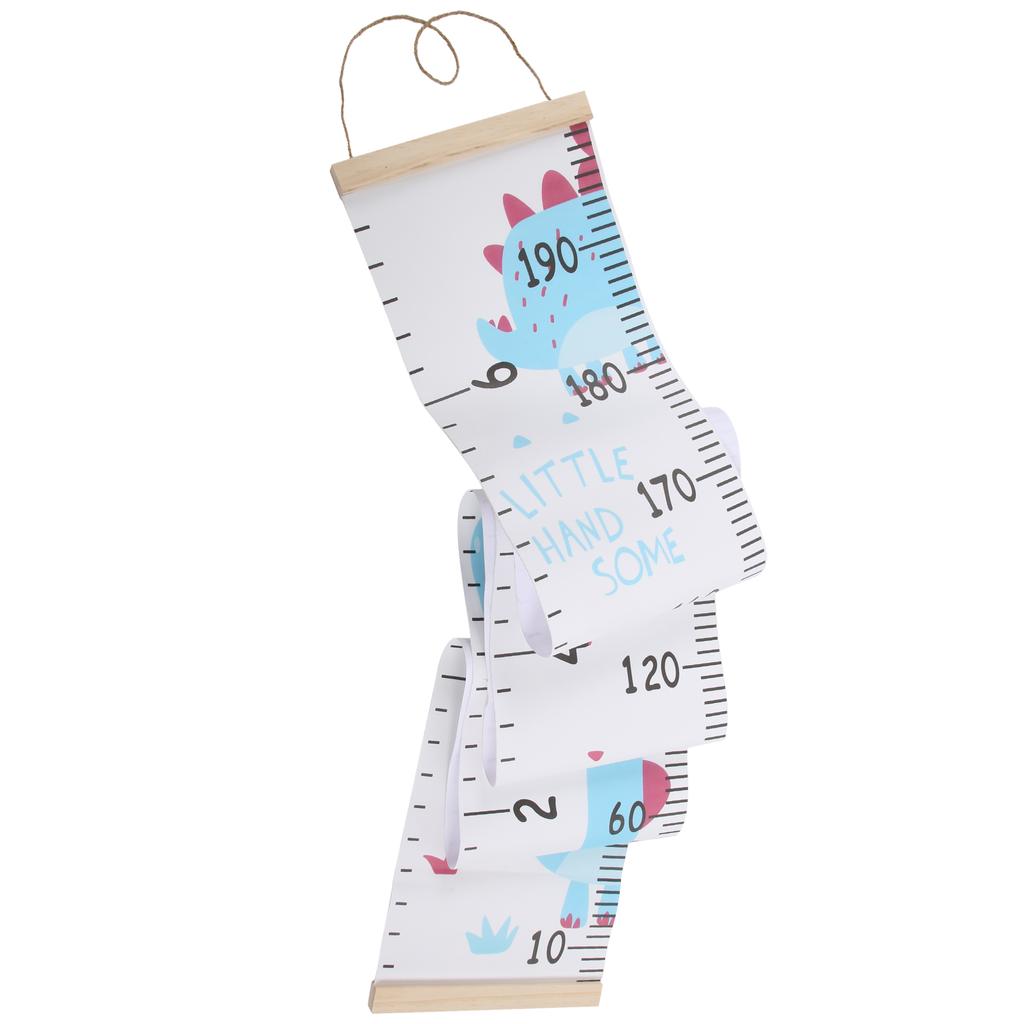 Dětský výškoměr růstový graf nástěnné pravítko měření růstu fotografická rekvizita5#