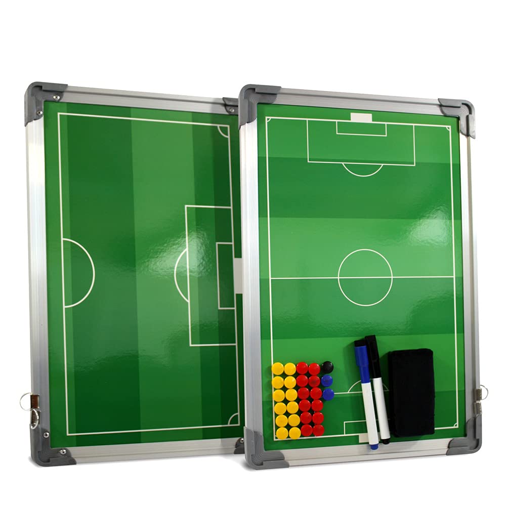 

Fungoal Soccer Tactics Board [Green] Tactics and Positions Strategy Board Coaching Board