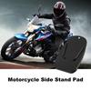 Motorcycle Stand Pad Motorcycle Kickstand Coaster Anti-Slip Coaster 2 Pieces Motorbike Parking Accessory For Scooter Garage Hot