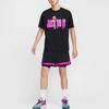 Nike Camiseta de Basquetebol Tricotada Solta Macia Manga Curta Unissex Tops IV5615-010