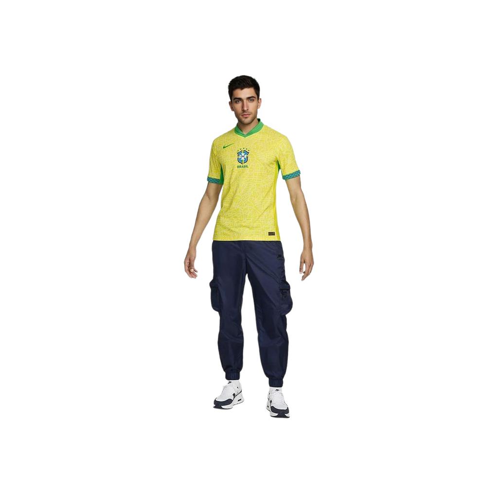 Nike Brazil 2024 Match Home ADV Authentic Jersey Dynamic Yellow/Lemon Chiffon/Green Spark Men Streetwear FJ4270-706