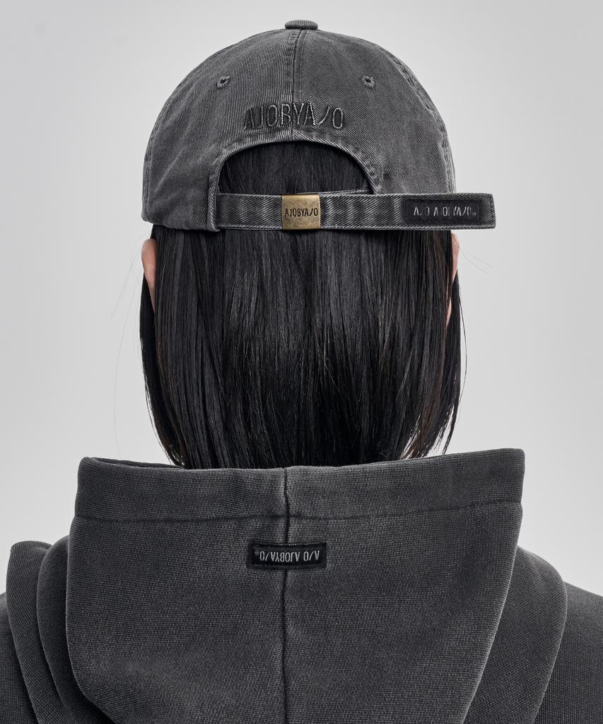 AJOBYAJO Wappen Washed Cap [Charcoal]