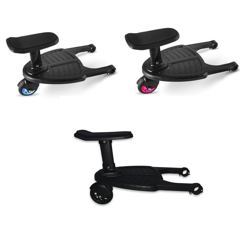Dual Child Stroller Auxiliary Pedal - Convenient Travel Solution for Two Kids