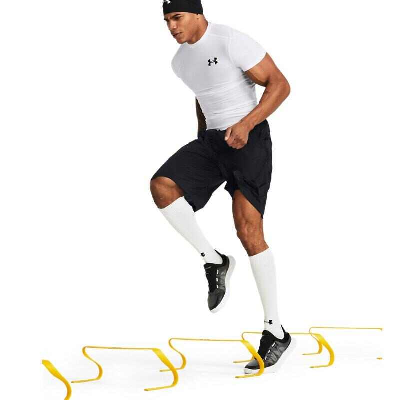 Under Armour T-shirt HeatGear® à coupe slim et col rond avec imprimé logo OG pour homme T-shirts Blanc 1387560-100