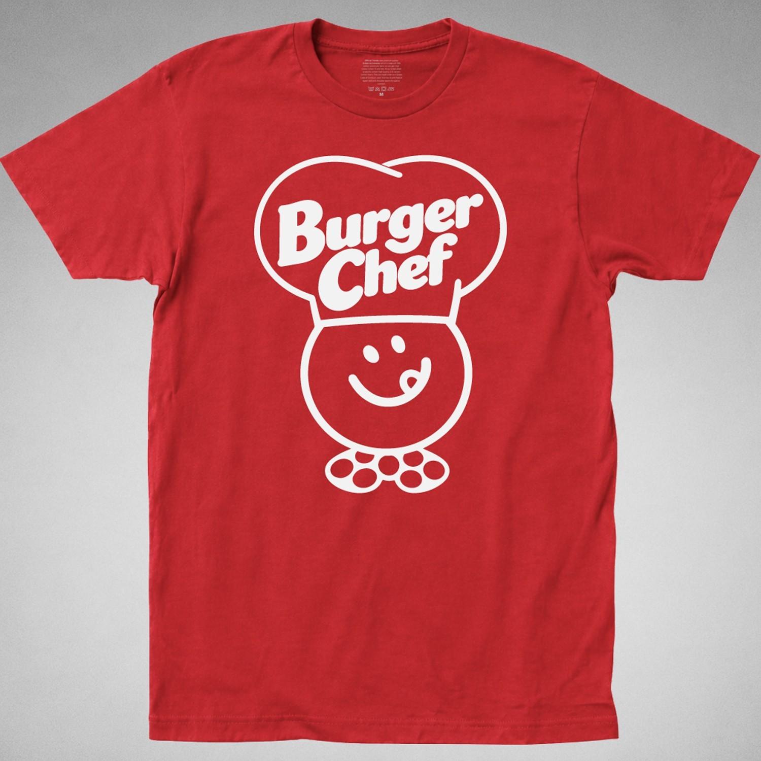 Футболка Burger Chef фастфуд ретро футболка 80-е 70-е большой супер шеф ресторан винтаж XXXXL