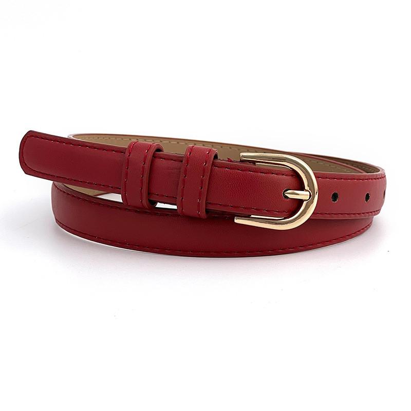 Leather Belt Vintage Women Versatile Decorative Waistband Casual Strap Jeans