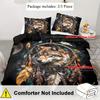 Soft and Comfortable 2/3pcs Wolf Dream Catcher Duvet Cover Twin,Dream Catcher Bedding Set,Dream Catcher Bed Sets
