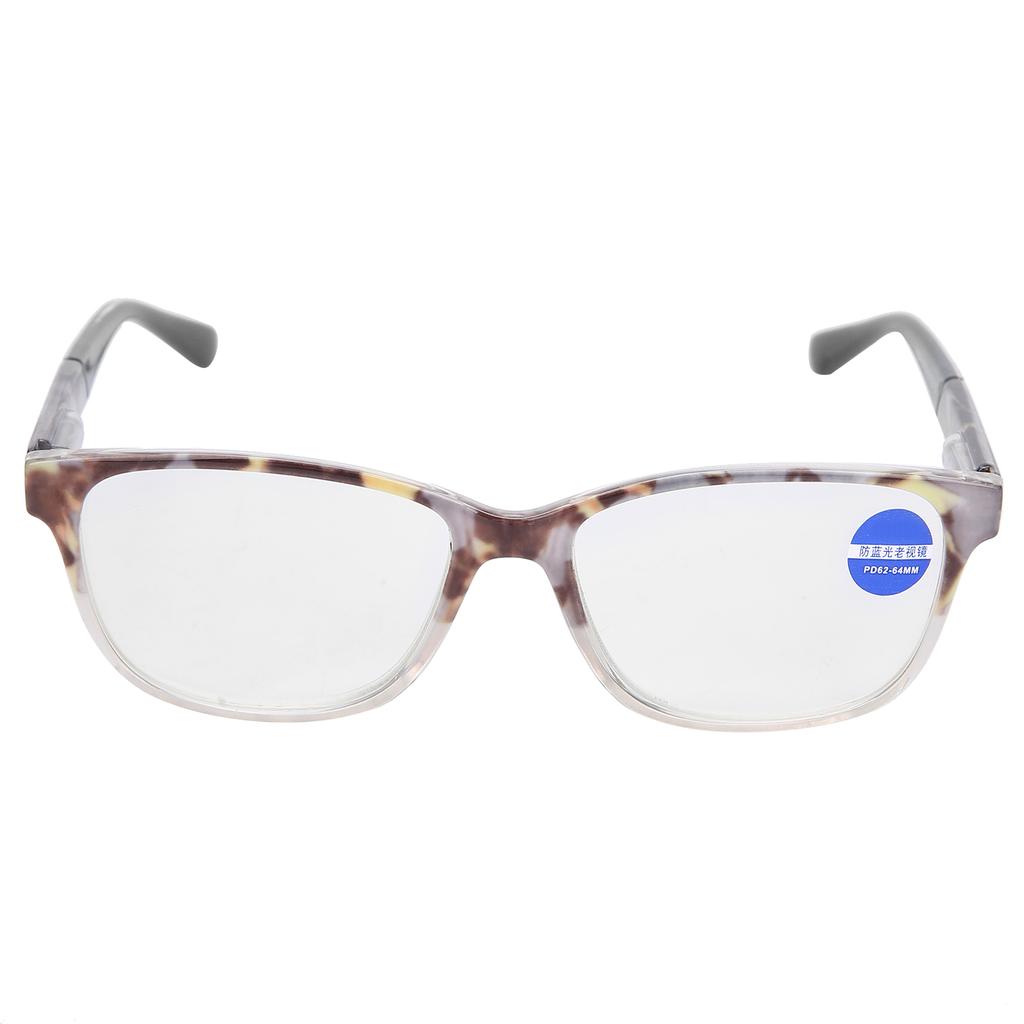 Gray Pattern Frame Stylish Reading Glasses Unisex Elderly Simple Presbyopic Glasses