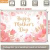 2D Happy Mother's Day Celebration Background, Soft Pink Flower Decor