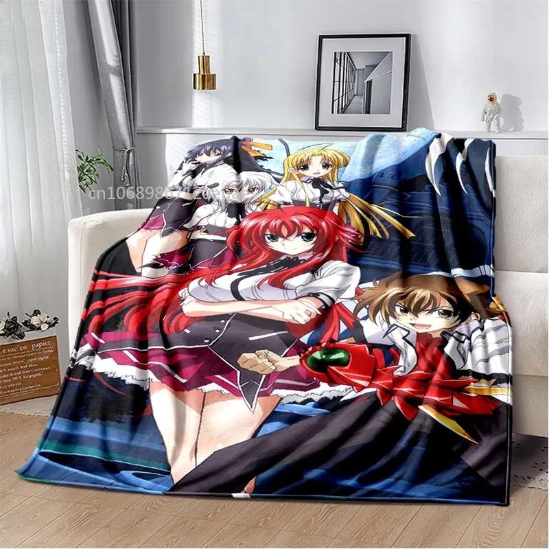 Cartoon Sexy Girl High School DxD Anime 3D Blanket Cover Flannel Blankets for Beds Sofas Warm Bed Sheet Soft Blanket