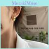 Retro Twisted Geometric Horn Earrings Trendy Ear Hooks With A Touch Of Elegance