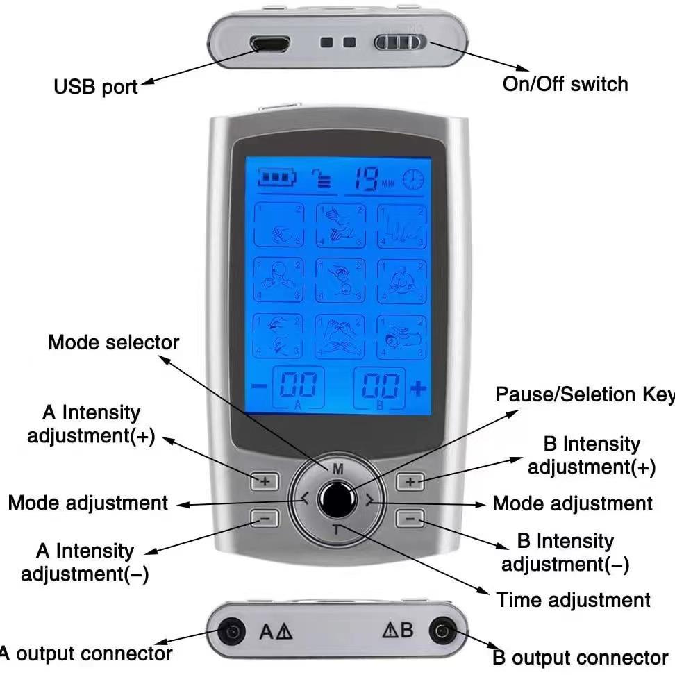 36-Mode EMS Meridian Therapy Tens Unit Massager