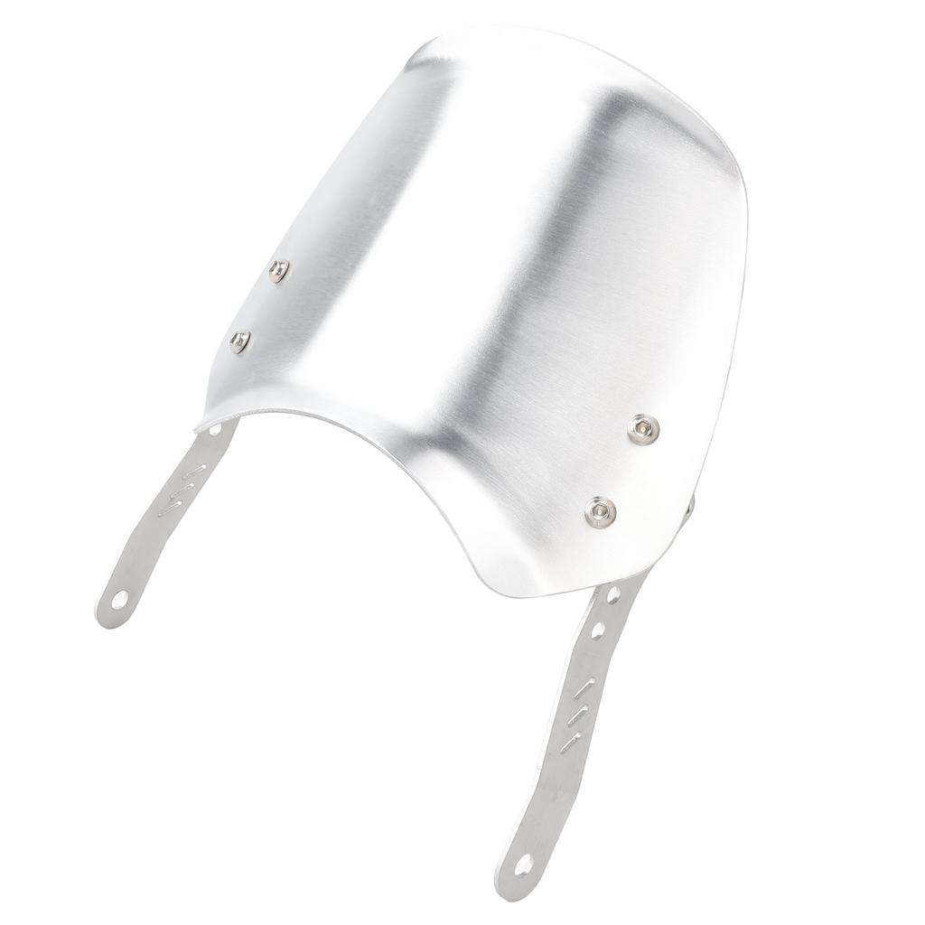 Motorcycle Aluminum Front Wind Deflector with Mount for 6.5in to 9.45in Round Headlights