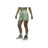 Jordan Mid Rise Zipper Comfortable Sports Casual Shorts Women Shorts Smoke-Gray Industrial-Blue FN5687-304