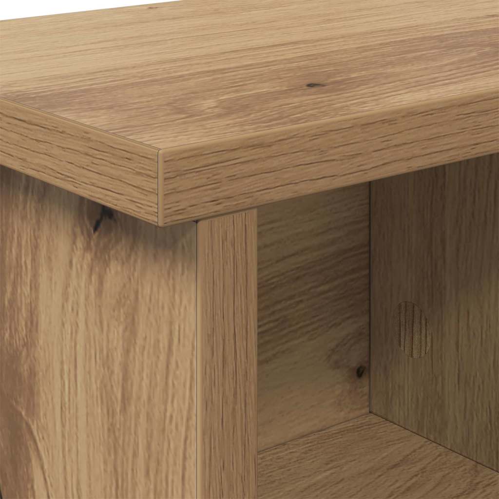 Wall Mounted Nightstand Artisan Oak 50 x 16 x 26 cm