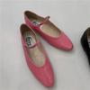 Frühlings- und Herbst Französische Retro Mary Jane Schuhe Slipper Scoop Ballerinas Damenschuhe für Damen