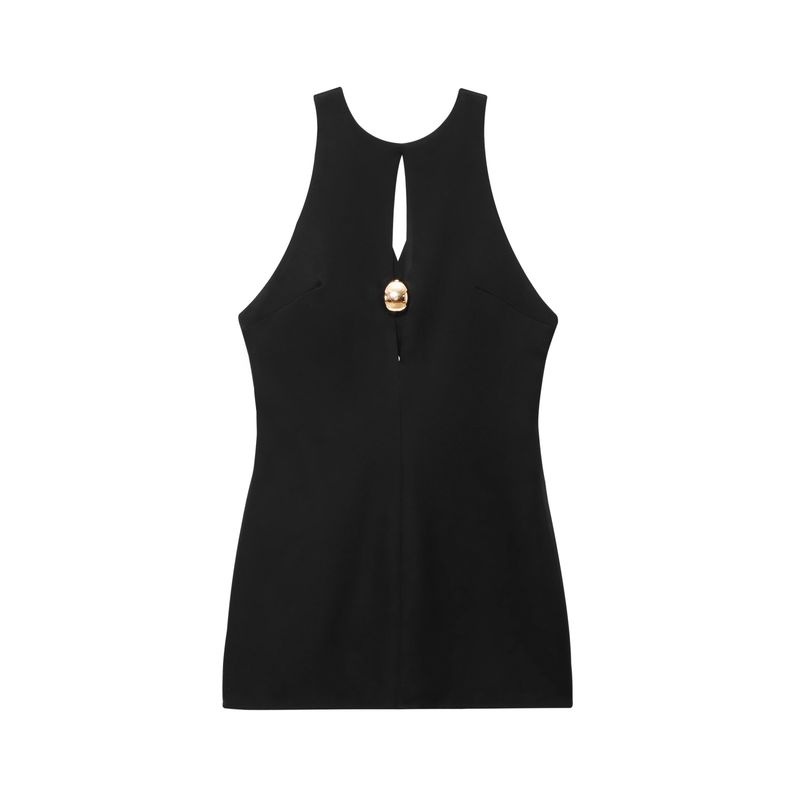 Jnleaog Spring New Arrival Women's Clothing European, American and French Style Fashionable Golden Inlaid Mini Dress 2298097800