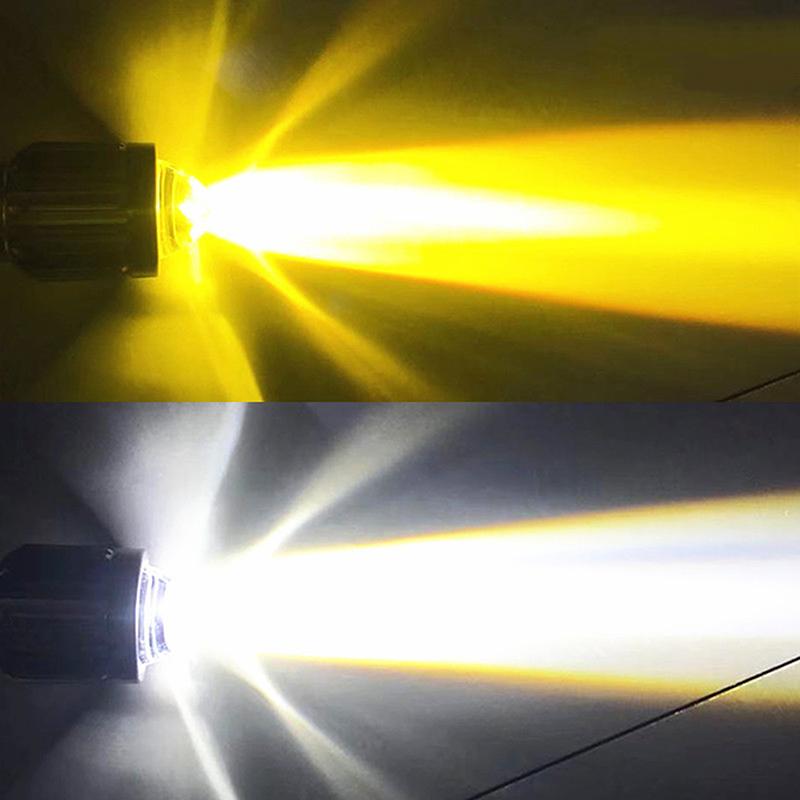 H4 Led H6 Ba20D Led Motorradscheinwerferlampen Csp Weiß Gelb Hi Lo Lampe