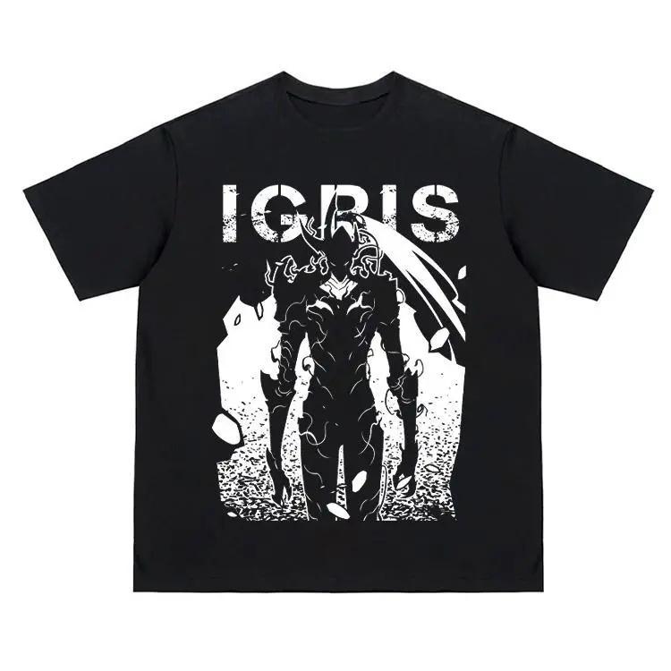 

2025Autumn Winter New Retro Printed T-shirt for Men and Women High-quality Pure Cotton Round Neck Comfortable Breathable T-shirt S