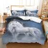 3D Animal Pattern Bedding Set, Bedroom Duvet and Pillowcase 2 Pieces/3 Pieces AU240 * 270 Extra Large Home Decoration