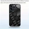 Irregular pattern design tempered glass mobile phone case suitable for iPhone17/16/15/14/13/12/11Pro Max all-inclusive anti-fall