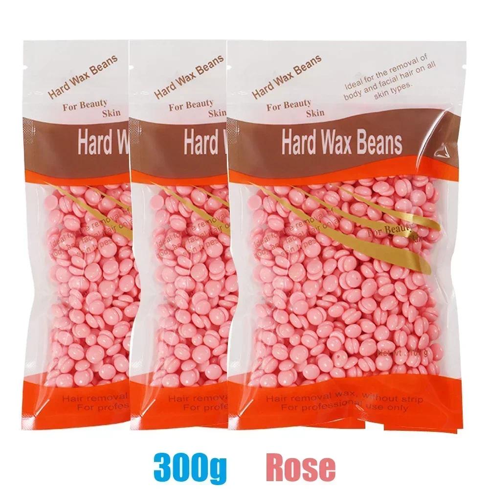 400/300/200g Waxing Wax Beans for Hair Removal Full Body Hot Film Hard Depilatory Wax Beads for Wax Heater Machine