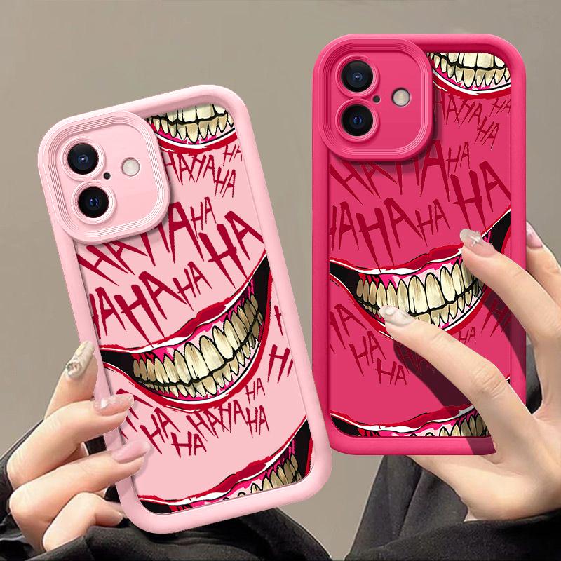 Custodia per Telefono con Fantasia Clown Buffone Per iPhone 16 Pro Max 16e 15 14 13 12 11 XR XS 8 7 Antiurto Morbida Cover in Silicone
