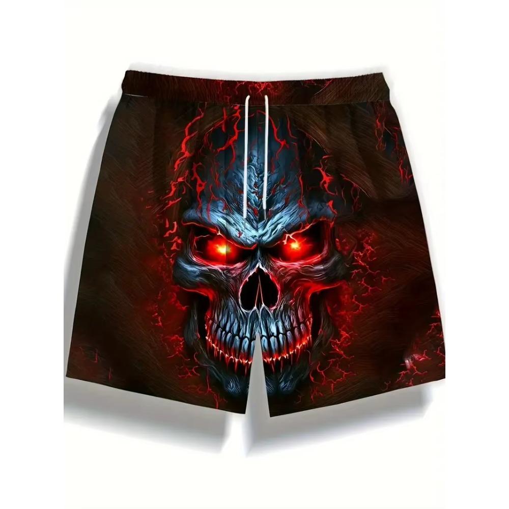 Pantalones de Playa para Hombre de Verano Estampados en 3D Moda Versátil Transpirables Tendencia Casual Estilo Vacacional