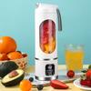 450ml Portable Blender with 12 Blades & 3 Speeds for Smoothies Juices Ice Cubes Travel Gym Home Use