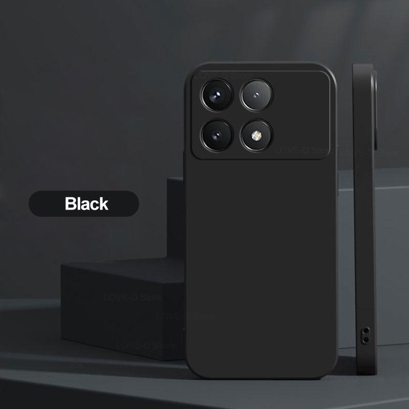 For Poco X6 Pro 5G Case Luxury Liquid Silicone Phone Case For Xiaomi Poco X6 Pro 5G Camera Protection Case
