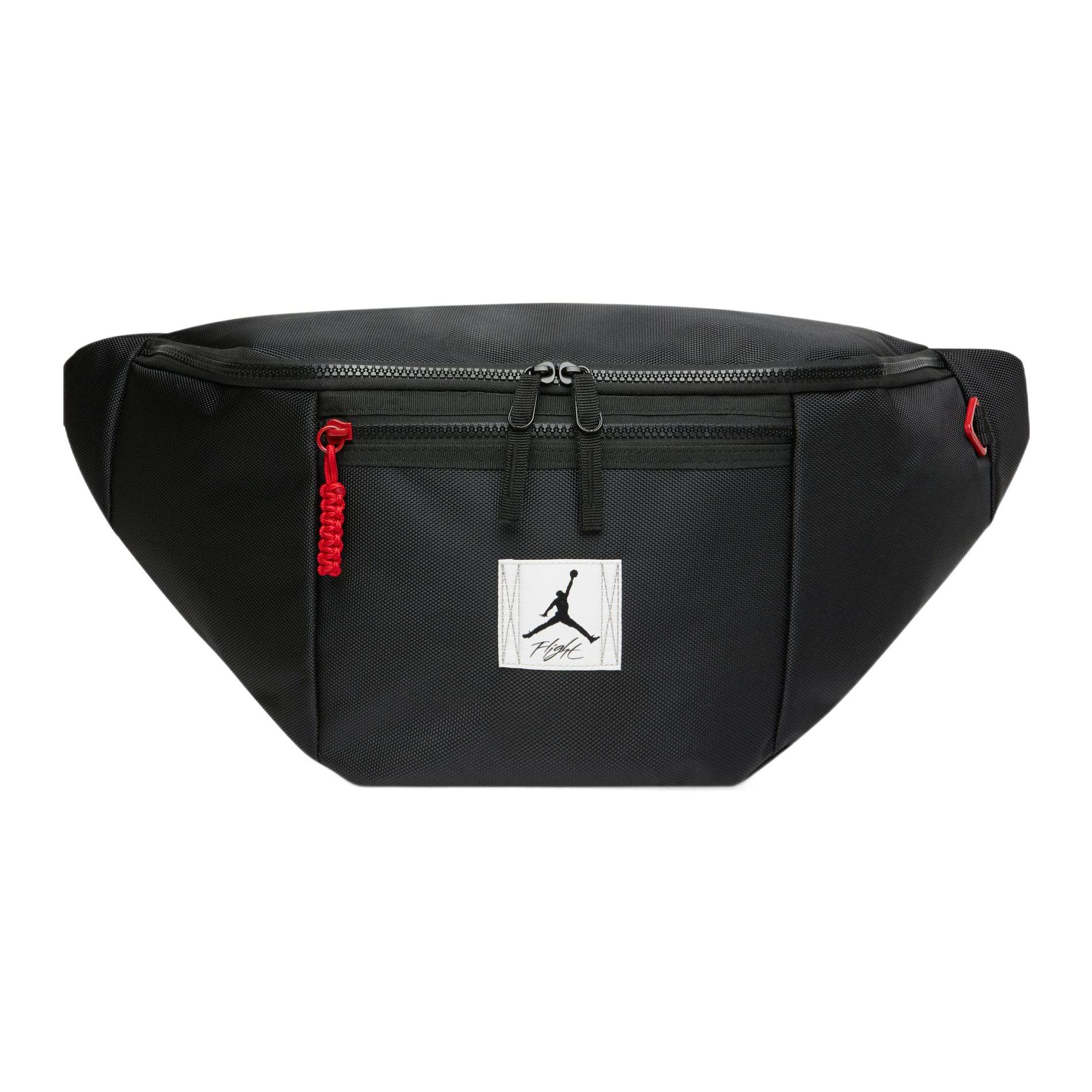 

New Jordan Polyester One Shoulder Crossbody Fanny Pack Regular Men s Black FN6313-010 50.8*14.0*20.3CM