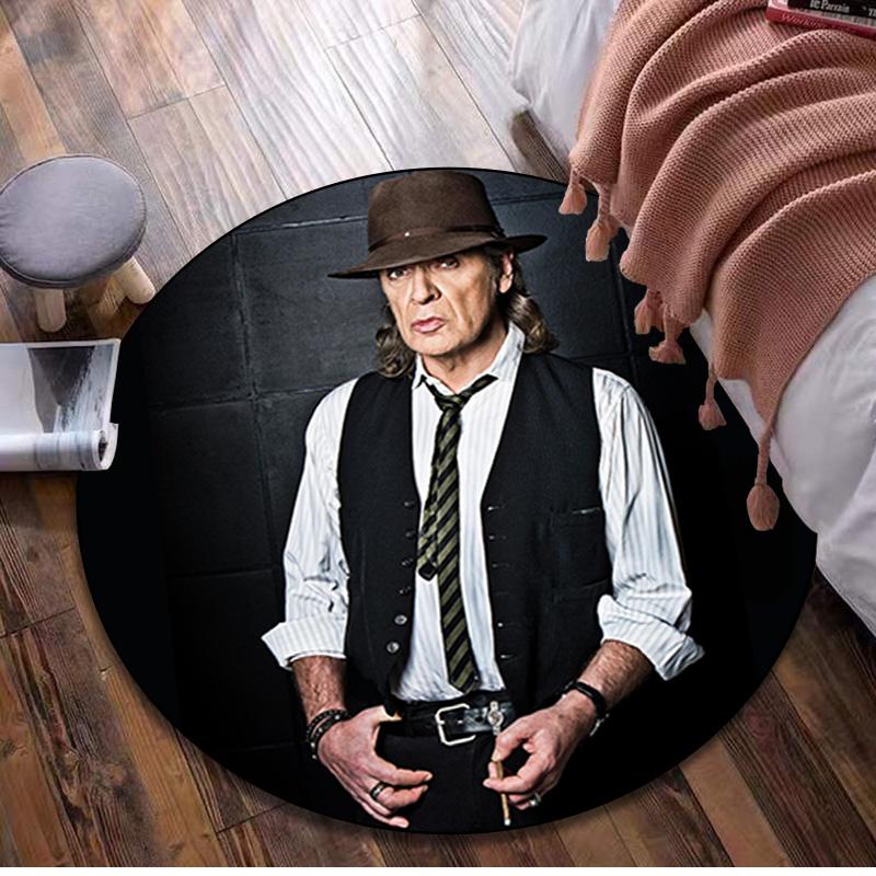 Udo Lindenberg Rond Vloerkleed - Decoratief Kantoorkleed Voor Woonkamer Slaapkamer Deurmat Vloerkleed Computerstoel Gebiedskleed