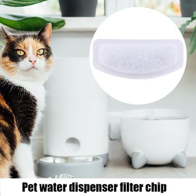 Pet Water Dispenser Filter Elements Oval Cat Fountains Filters Activated Carbon Drinker Filter Sheets Accessories