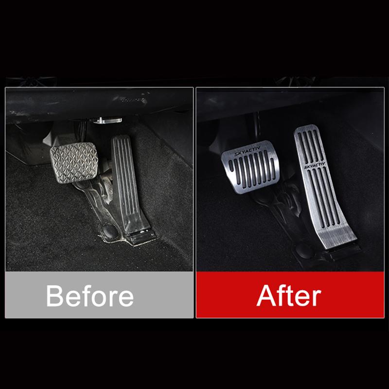 For Mazda 3 BP CX-30 CX-50 CX-60 MX30 2019 2020 2021 2022 2023 2024 2025 Car Foot Rest Pedal Accelerator Brake Pedals Cover