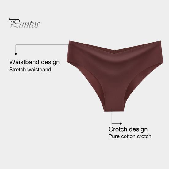 Dame truser Sømløs Middels Høyde Is Silke God Pusteevne Ensfarget Slim Fit Tynn Hurtigtørkende Casual Sport Undertøy Dame Briefs