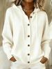 2026 Women's Casual Knit Hooded Cardigan - Autumn/Winter Fashion