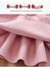 2025 Girls' Woolen Princess Dress – Autumn/Winter Long Sleeve Korean Style for Children