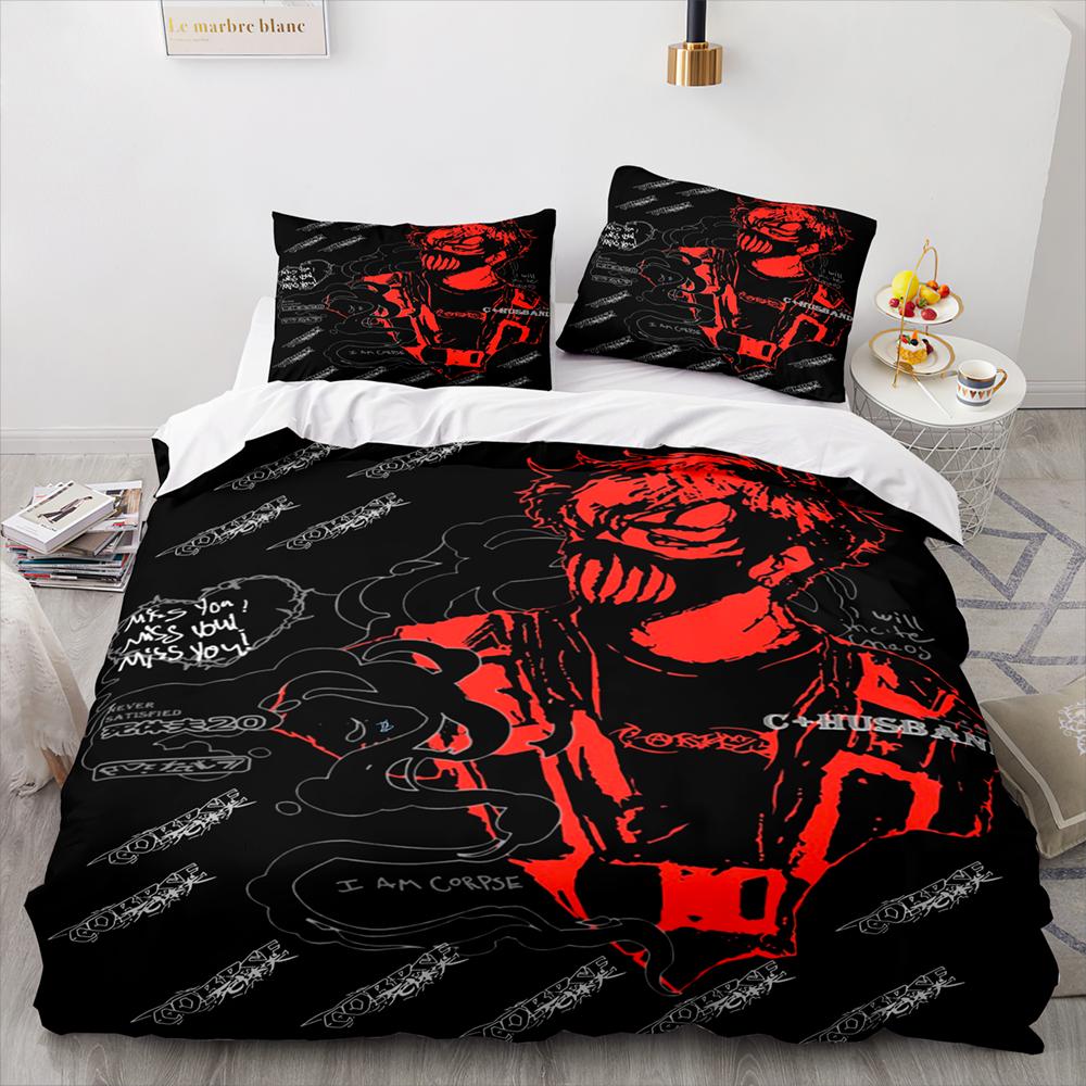 

Dream Merch Bedding Set Single Twin Full Queen King Size Corpse Husband Bed Set for Adult Kid Bedroom Duvet Cover EU Twin 135x200cm