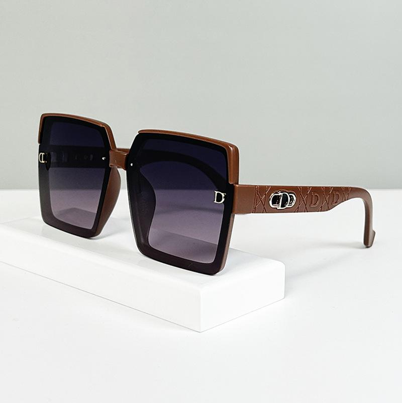 Sunglasses Female Letter D Trend Personalized Street Shot Sunglasses Uv Protection