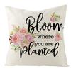 Spring Pillow Case Sofa Waist Pillow Case Garland Truck Light Luxury Home Office Pillow Pillow Case