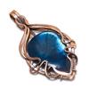 Blue Flash Labradorite Jewelry,999 Copper Wire Wrapped Pendant, Handmade Gemstone Jewelry, Gifts For Wife Brand New Pendant
