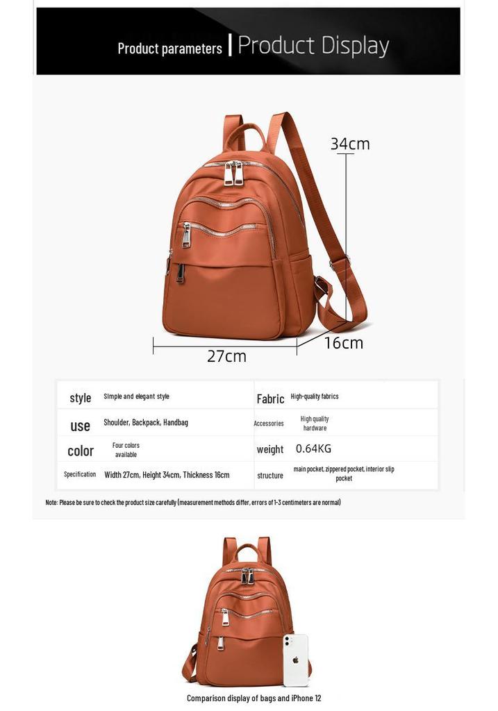 2026 New Women's Fashionable Backpack & Crossbody Bag for Commute, Travel & School