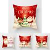 Cozy Christmas Santa Claus Cushion Cover For Sofa Bedroom Decor