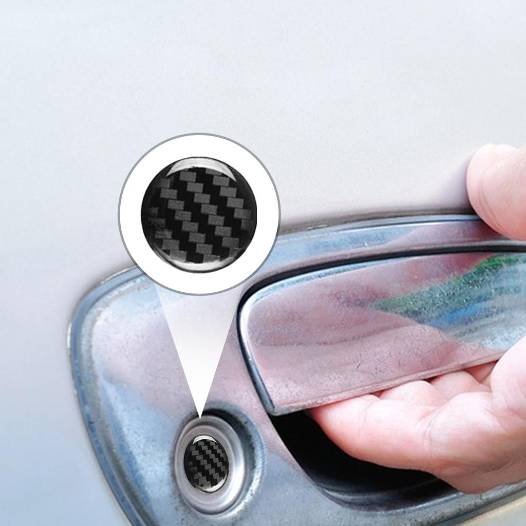 Set of 12 Car Lock Protection Stickers Door Lock Keyhole