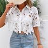 Stile Europeo Moda Donna Versatile Elegante Camicetta Casual Vacanza Festa