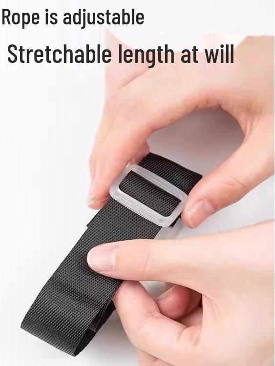 Portable Travel Strap: Luggage & Backpack Buckle with External Hook for Suitcases