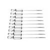 Barbecue Skewers Stainless Steel Roasting Sticks BBQ Accessories for Camping Grill Cooking
