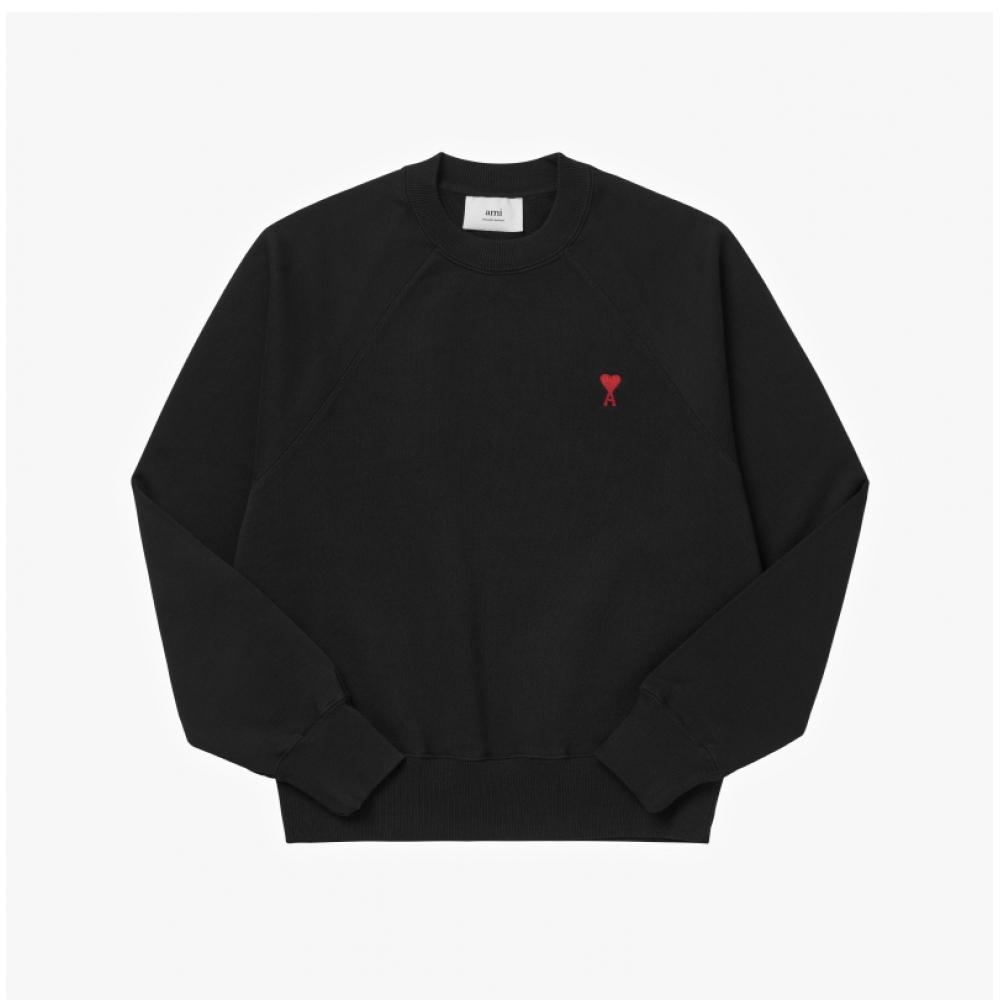 Ami Bfusw005 747 001 Ami De Coeur Small Heart Logo Public Sweatshirt