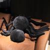 Giant Black Spider Plush Super Soft Stuffed Animal Vintage Holloween Cute Realistic  Creepy Decor