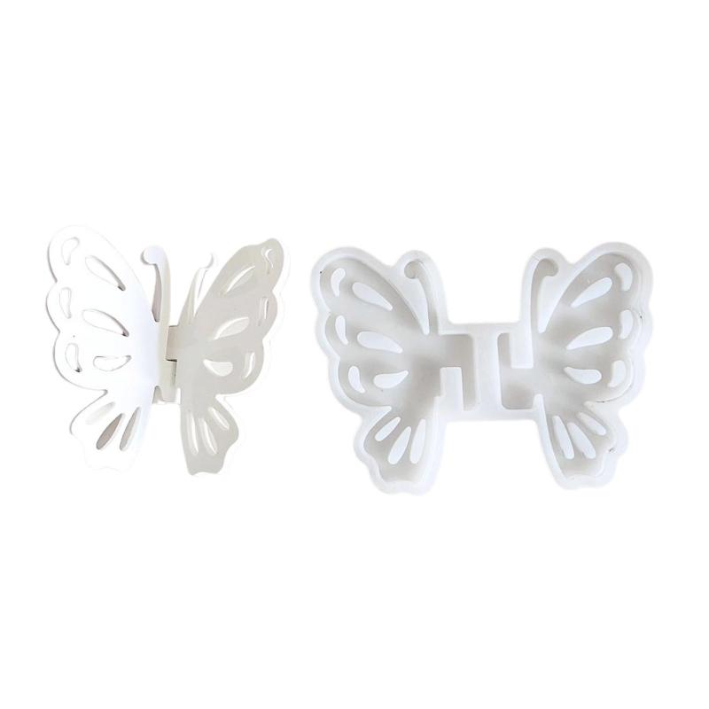 

Flexible Silicone Mold 3D Splicing Butterfly Shaped Decoration Making Mould Practical Gypsum Mould for Desktop Ornament 1
